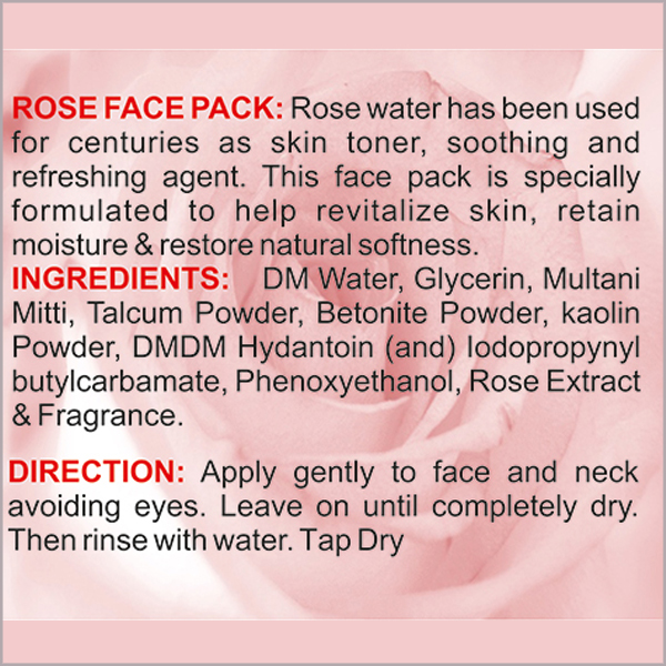 Rose Face Pack
