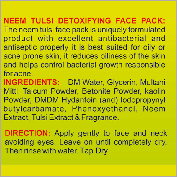 Neem Tulsi Detoxifying Face Pack