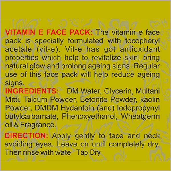 Vitamin E Face Pack